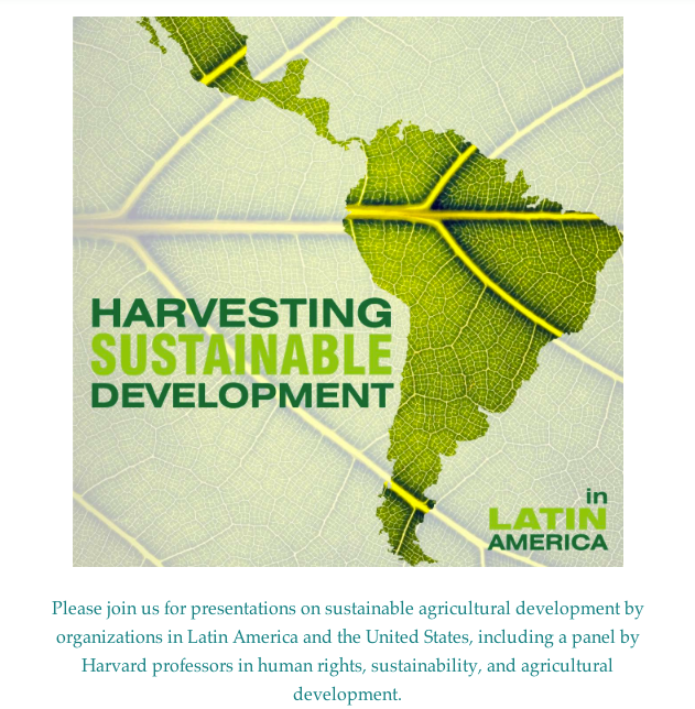 Harvesting Sustainable Development in Latin America